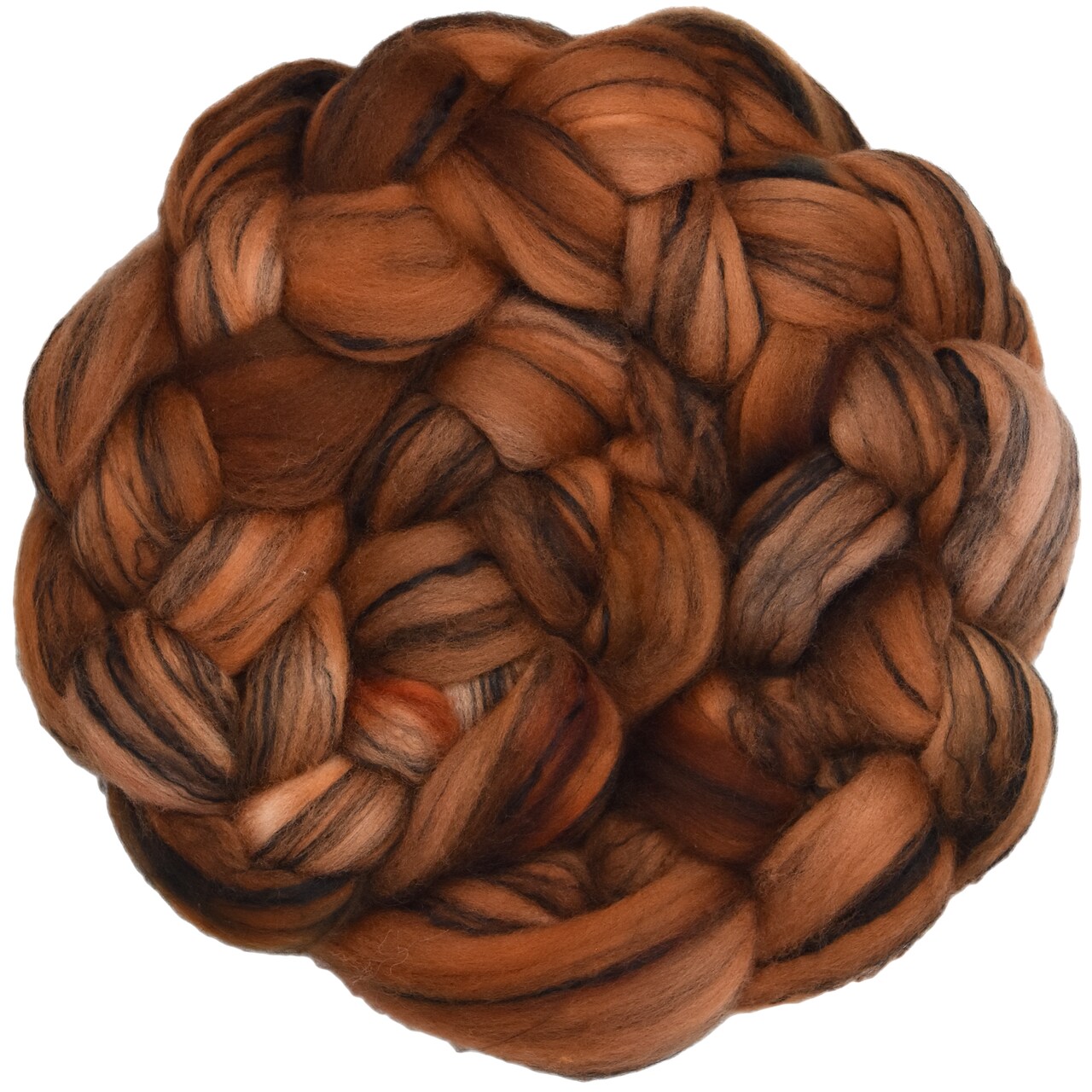 Hand Dyed Merino Wool Roving Blended with Tencel: Gorgeous tonal colorways for easy needle felting, hand spinning or weaving. Choose 1oz or 4oz